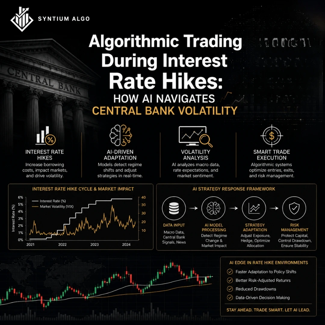 Algorithmic Trading During Interest Rate Hikes